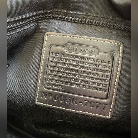 COACH Crossbody Adjustable Canvas/Leather Bag - Picture 6 of 10